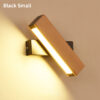 New Rotatable Wall Lamp Nordic Solid Wood LED Wall Light Simple Bedside Study Reading Adjustable Lighting Home Decor Lamps
